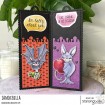 ODDBALL BATTY DUO RUBBER STAMP SET (includes 2 stamps)